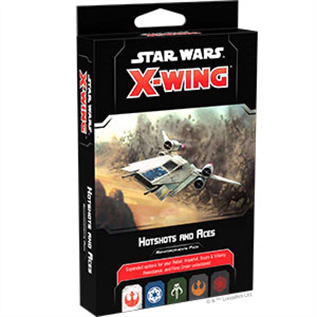 Fantasy Flight Games  SWZ66 Hotshots and Aces Reinforcement Pack from Star Wars X-Wing 2nd Ed