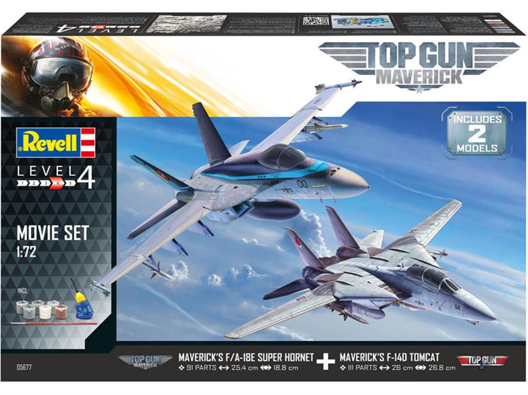 Revell 1/72 05677 TopGun Aircraft Kits Gift Set