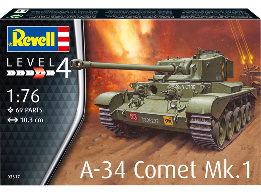 Revell 1/76 03317 A-34 Comet Mk.1 Tank Kit