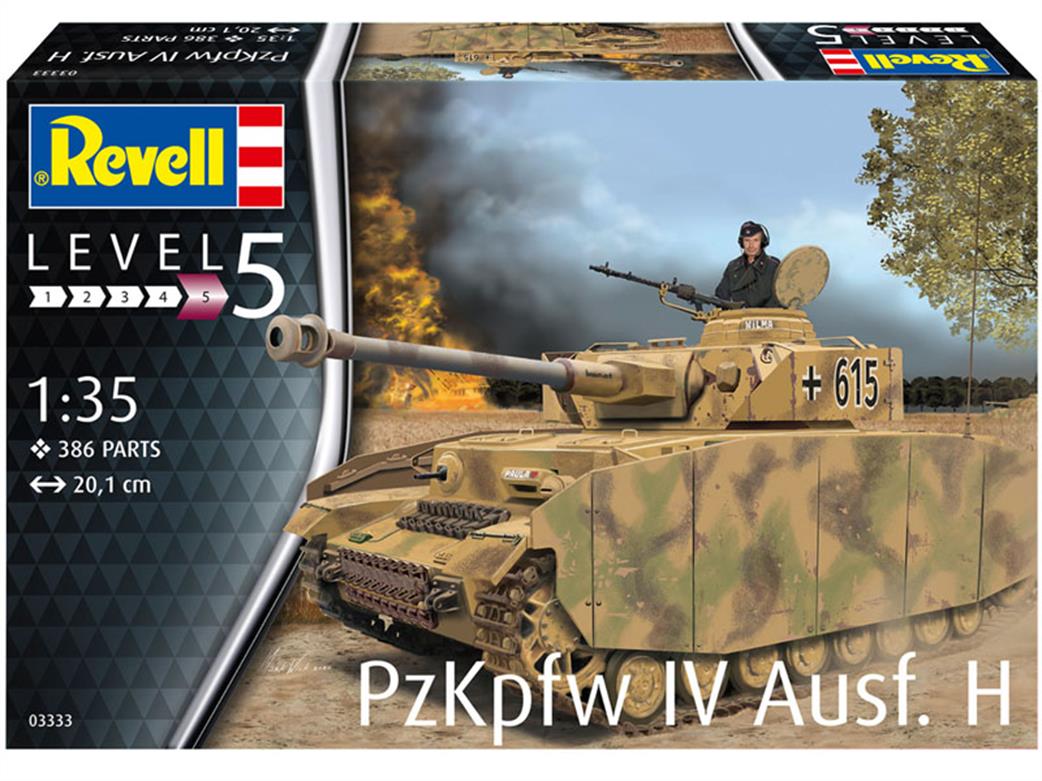 Revell 1/35 03333 Panzer IV Ausf. H Tank Kit