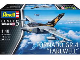Revell 03853 1/48th Tornado GR.4 Farewell Aircraft KitNumber of Parts 280  Length 360mm   Wingspan 286mm