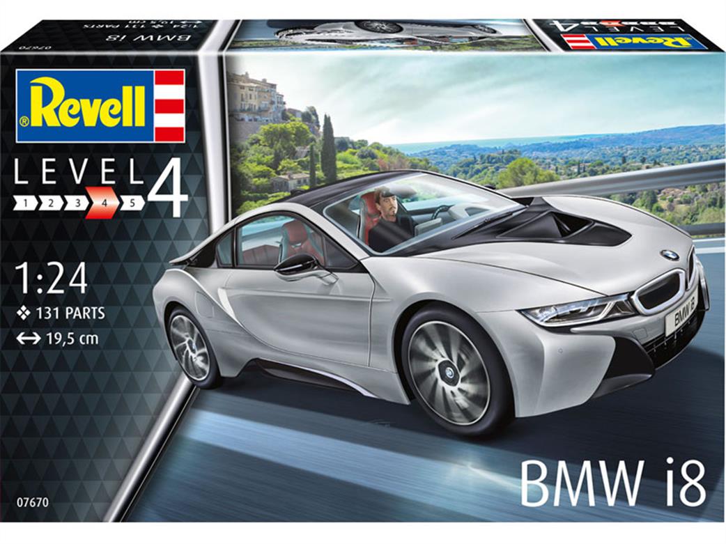 Revell 1/24 07670 BMW i8 Car Kit