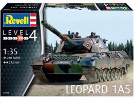 Revell 03320 1/35th Leopard 1A5 Tank KitNumber of Parts 260   Length 273mm