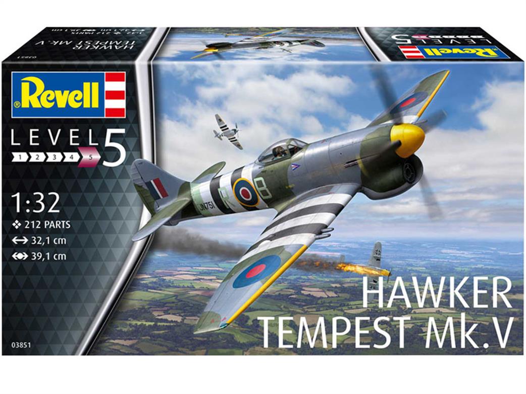 Revell 1/32 03851 Hawker Tempest V Fighter Plane Kit