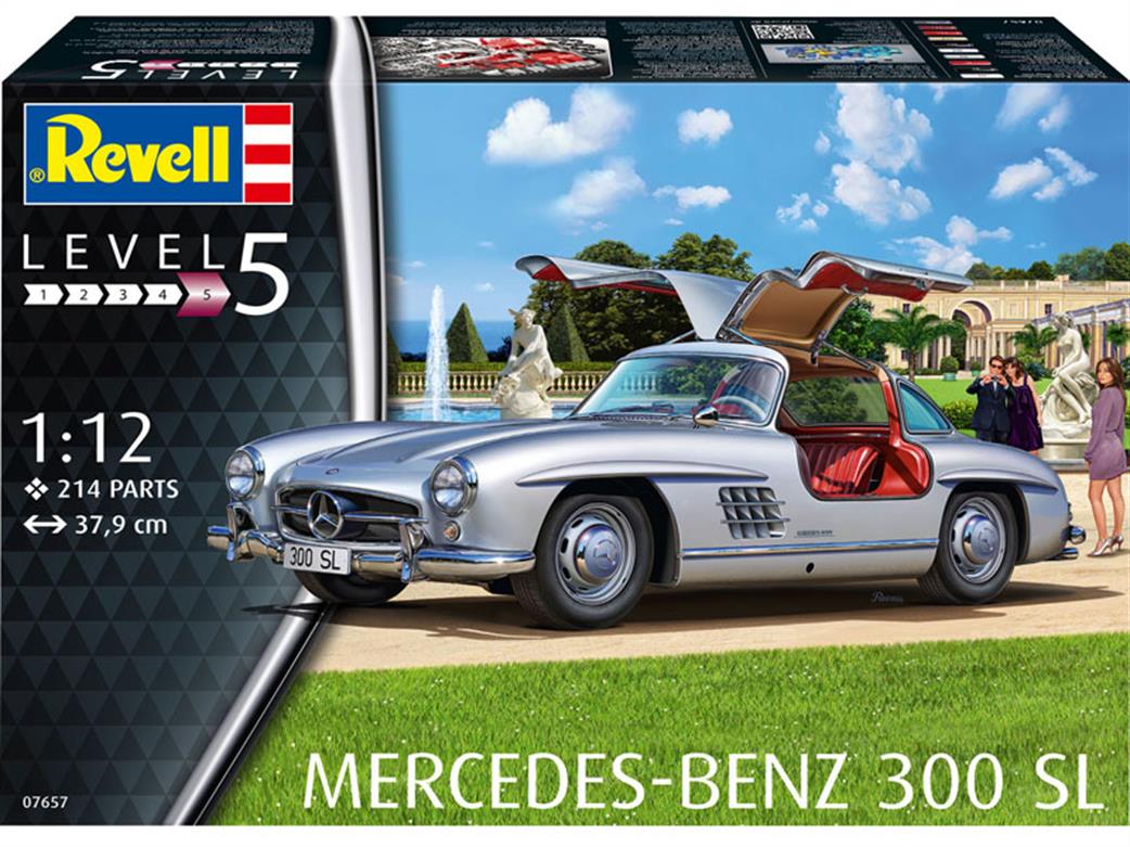 Revell 07657 Mercedes 300 SL Car Kit 1/12