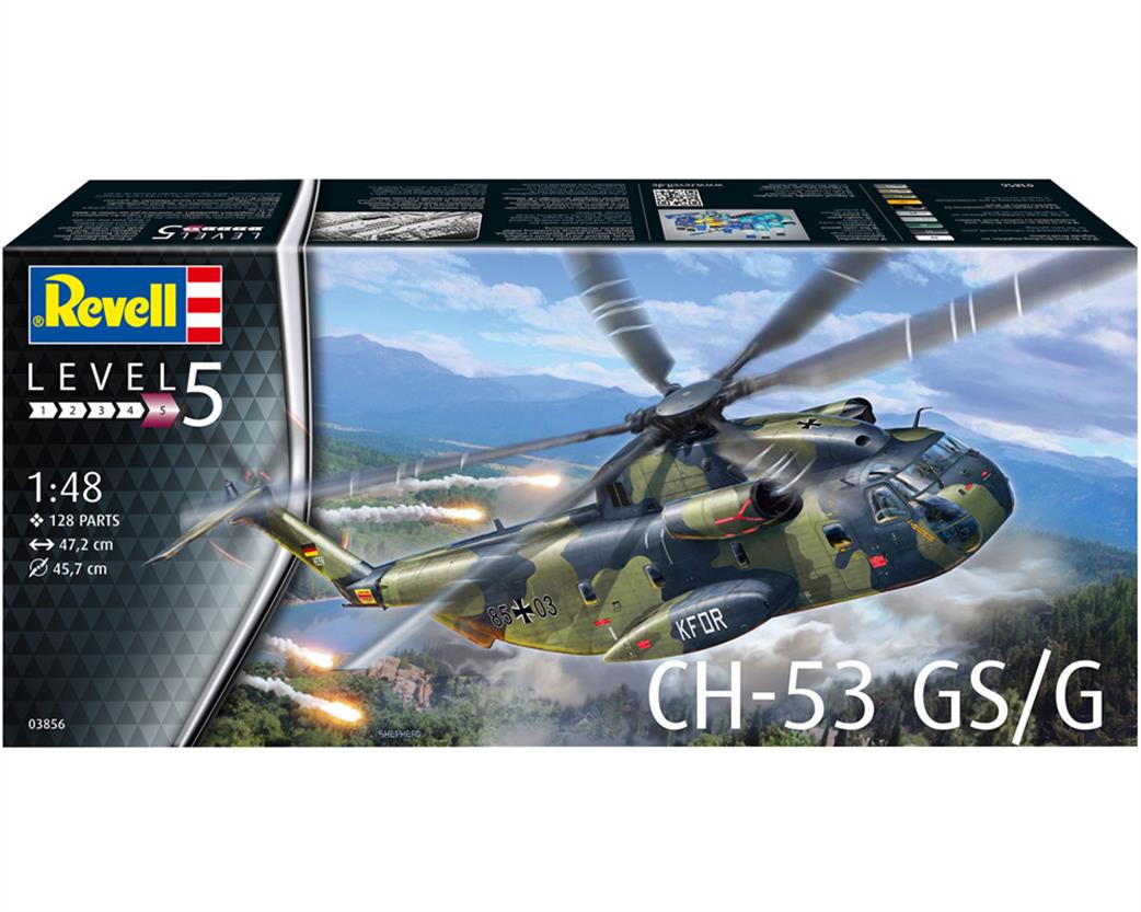 Revell 1/48 03856 CH-53 GSG Helicopter Kit