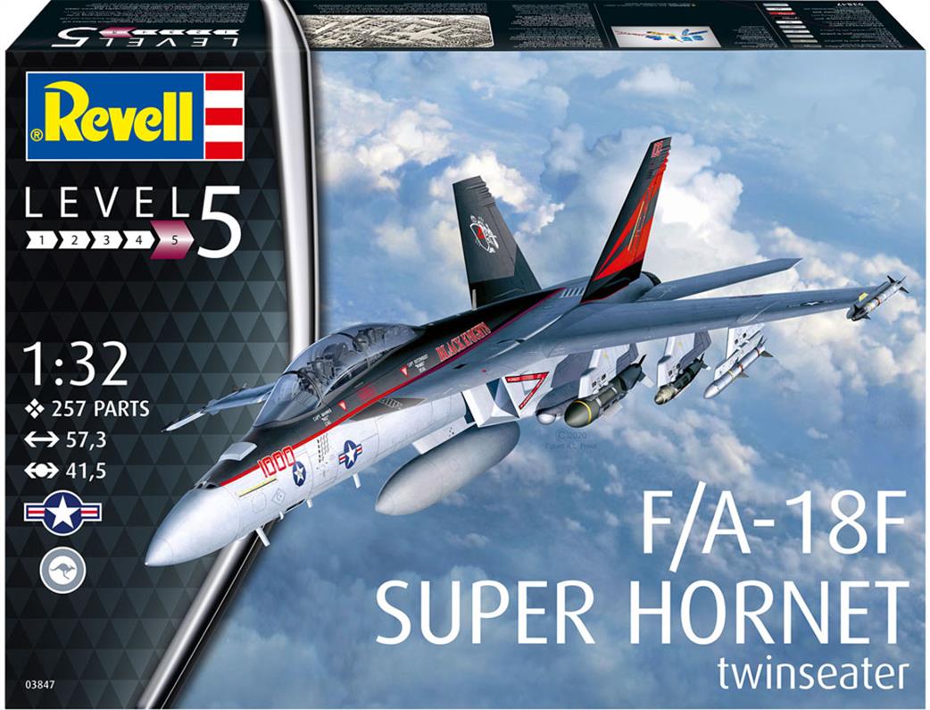 Revell 1/32 03847 F/A-18F Super Hornet Aircraft Kit