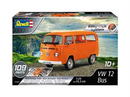 Revell 07667 1/24th VW T2 Bus KitNumber Of Parts   Length mm
