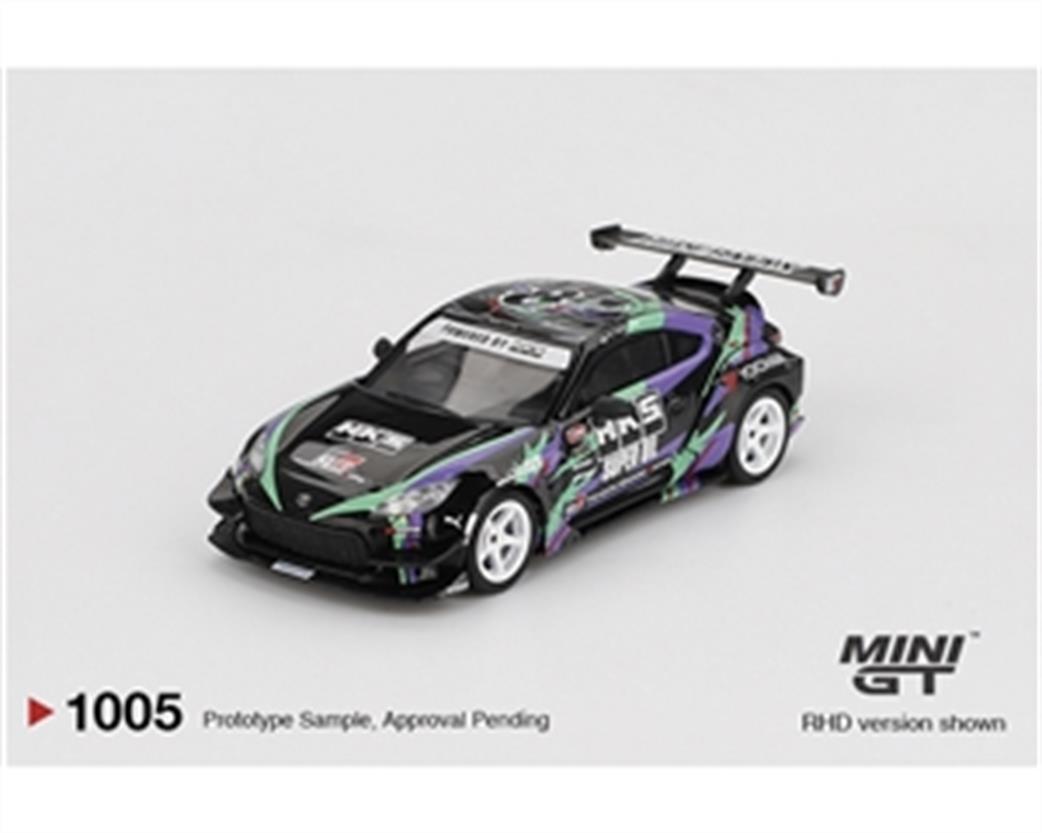 MiniGT 1/64 MGT01005-R Toyota GR86 HKS Type R 2022 Tokyo Auto Salon (RHD) MiniGt 1/64