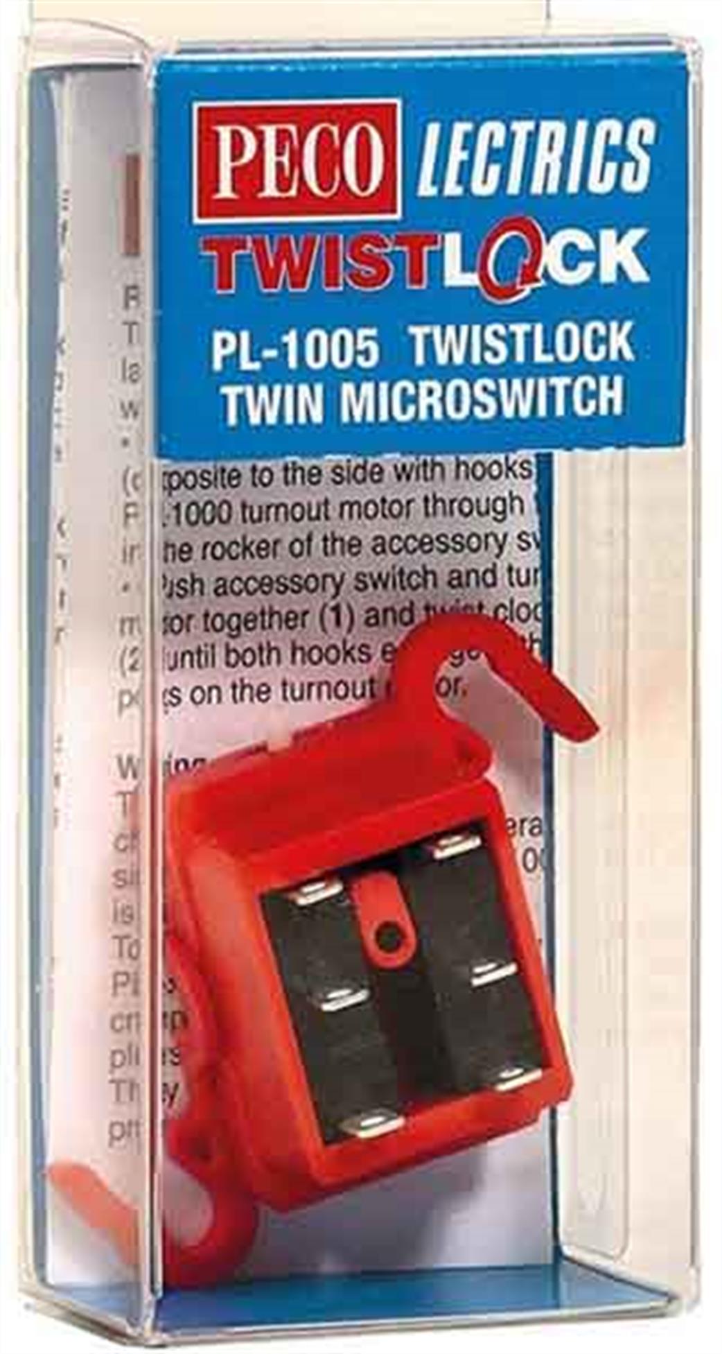 Peco  PL-1005 Twistlock DPDT Accessorry Switch