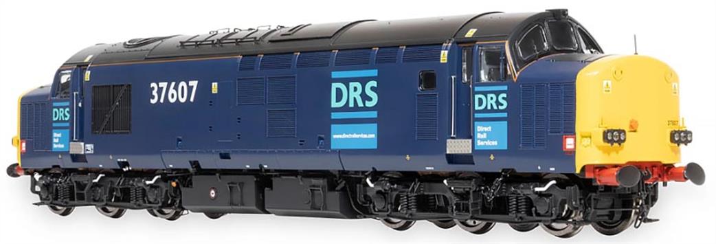Accurascale ACC231237607 DRS 37607 Class 37/6 Diesel Locomotive DRS Blue Livery OO