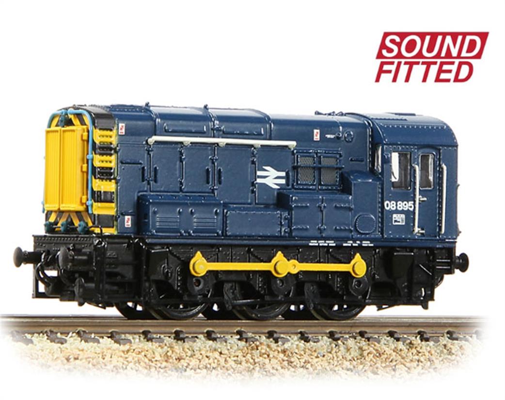 Graham Farish N 371-015FSF Class 08 08895 BR Blue Diesel Shunter DCC Sound Fitted