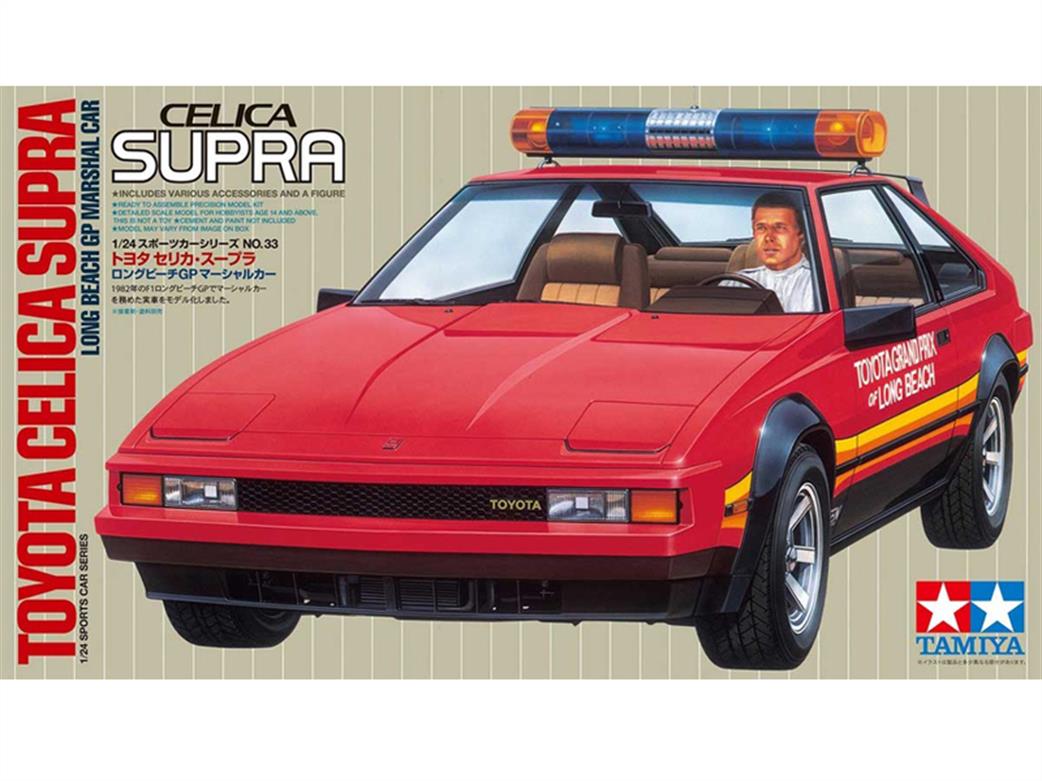 Tamiya 1/24 24033 Toyota Celica Supra Long Beach GP Marshall Car