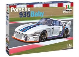 Italeri 3639 1/24th Baby Porsche 935 Sportscar Kit