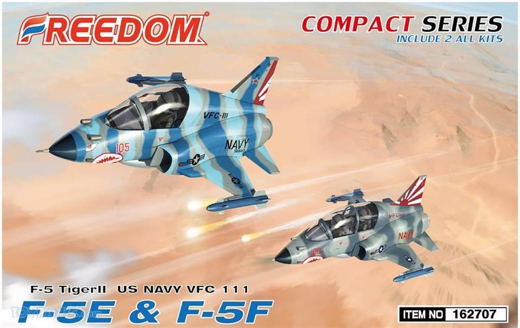 Freedom Models 1/72 162707 US Navy Sundowners VFC-111 F-5E/F-5F Freedom Fighter compact Series 2 Kit set