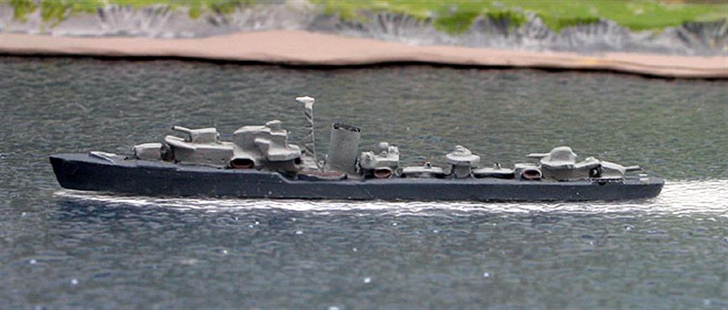 Secondhand Mini-ships 1/1200 Clydeside S-Z class British destroyer 1943 onwards
