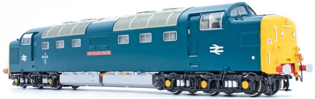 Accurascale ACC2786 BR 55013 The Black Watch Class 55 Deltic Diesel Locomotive Blue Silver Roof OO