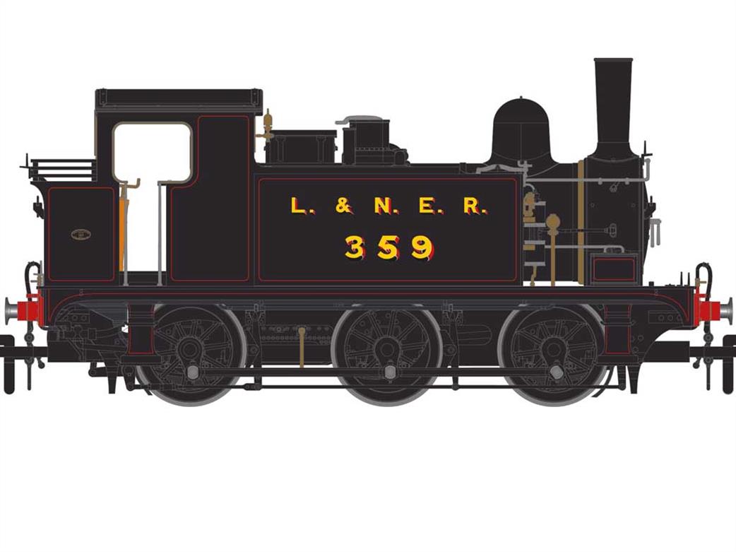 Accurascale ACC2427 LNER 359 Class J69 0-6-0T LNER Lined Black OO