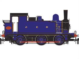 S56 Class No. 84 was one of the last batch of ten locomotives built for the Great Eastern Railway, to Order P57, at Stratford in 1904 and incorporated many of the improvements made to the R24 Class in the 1902 Improvement Programme. No.84 is portrayed in the classic GER livery of Ultramarine Blue with Vermillion lining and shaded lettering, as it operated from Stratford Shed until being repainted into the GER’s ‘austerity’ grey livery in 1915.