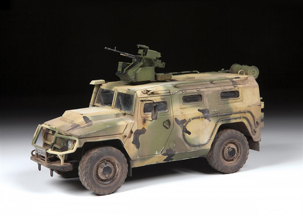 Zvezda 1/35 3683 GAZ Kornet with Arbalet Russian Armoured Vehicle Kit