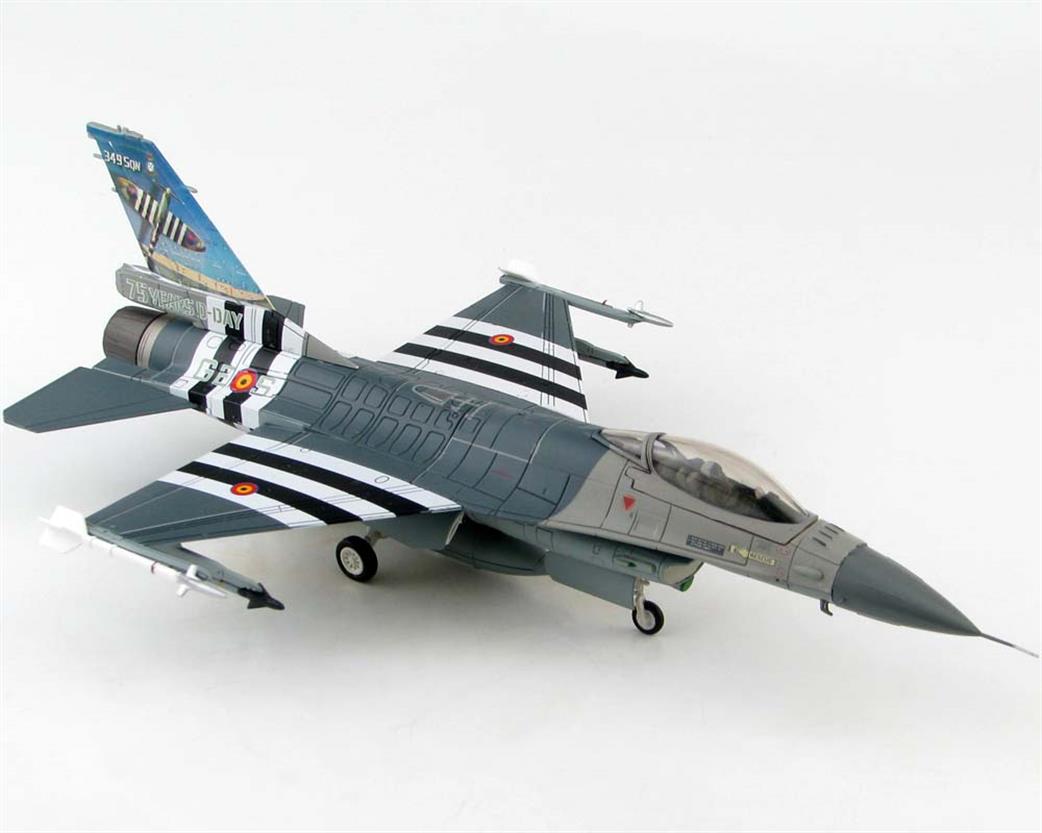 Hobby Master 1/72 HA3878 Lockheed F-16AM 75 Years D-Day FA-124 349 Sqn. Belgian Air Force 2019