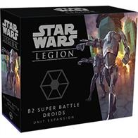 Deploy a unit of hulking B2 Super Battle Droids to your Star Wars: Legion battles with six new miniatures! Four unpainted, finely detailed B2 Super Battle Droids blast their opponents with their arm cannons.