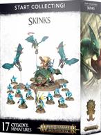 This is a great-value box set that gives you an immediate collection of fantastic Skinks miniatures, which you can assemble and use right away in games of Warhammer Age of Sigmar!