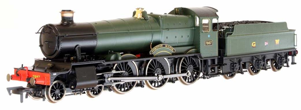 Dapol OO 4S-001-003 GWR 7807 Compton Manor Collett Manor Class 4-6-0 Green Lettered G (crest) W