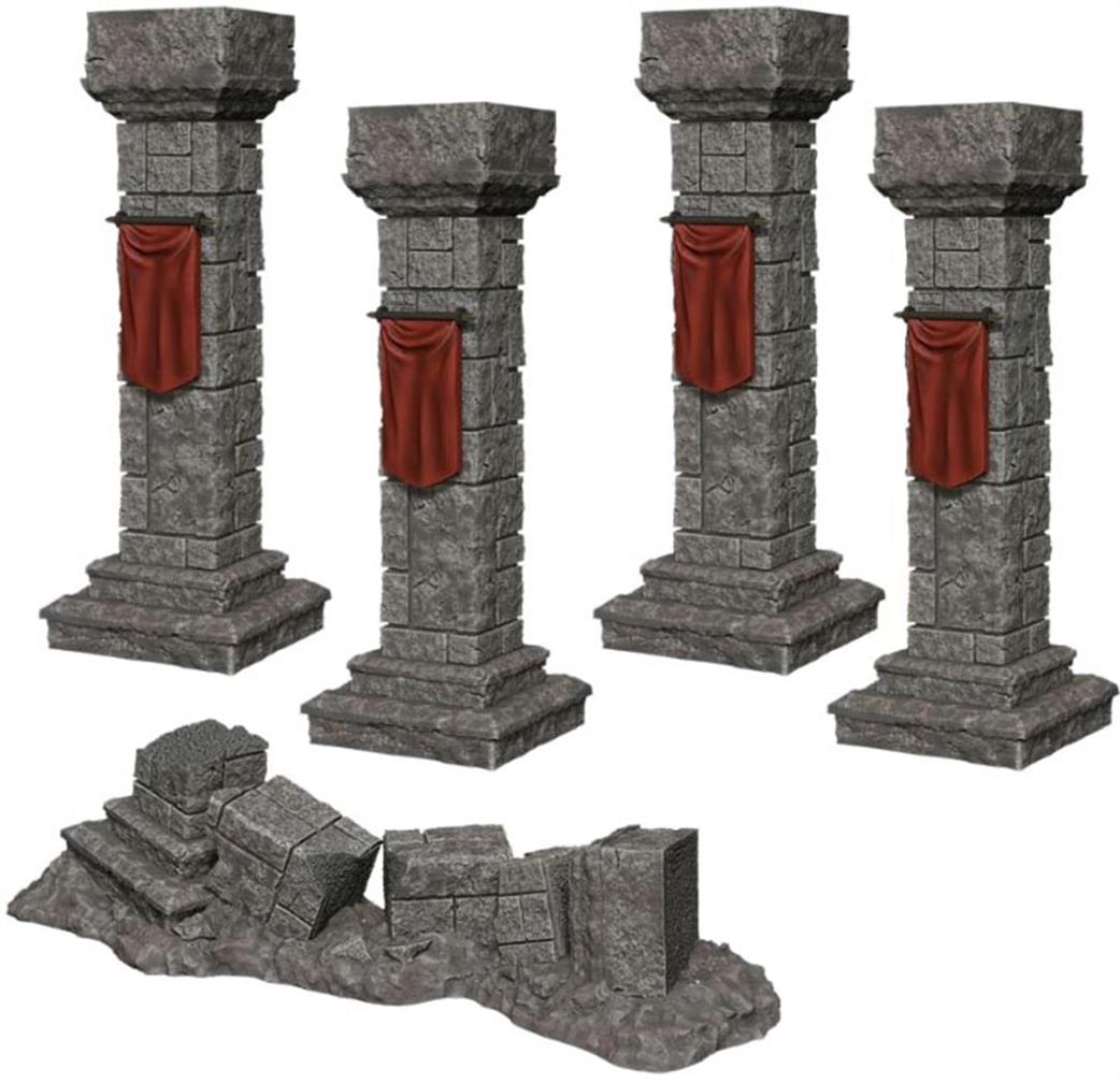 Wizkids  90046 Pillars & Banners: Wizkids Deep Cuts Unpainted Miniatures