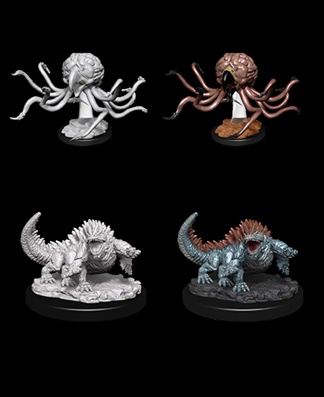 Wizkids  90022 Grell & Basilisk: D&D Nolzur's Marvelous Unpainted Miniatures