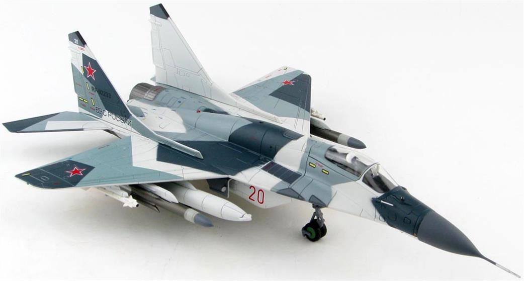 Hobby Master HA6550 MIG-29 SMT (9.19) Red 20, Russian Air Force 1/72
