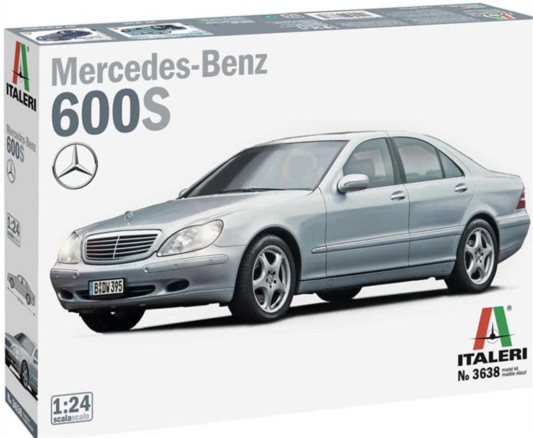 Italeri 1/24 3638 Mercedes Benz 600S car Model Kit