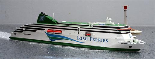 A 1/1250 scale model of Irish Sea ferry Ulysses by Rhenania Junior Miniaturen RJ343.