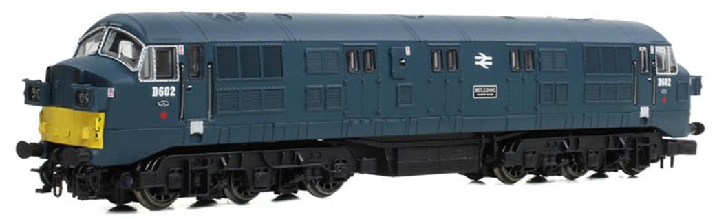 EFE Rail N Gauge E84524 Class 41 Warship D602 Bulldog BR Blue Small Yellow Panels Headcode Boxes