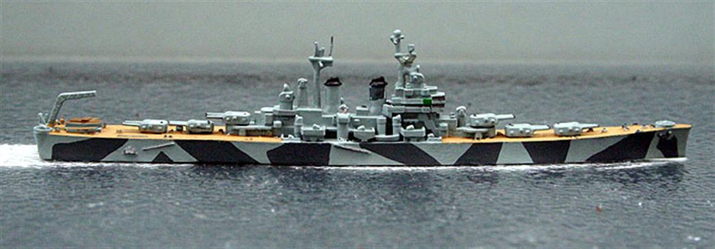 Hansa S90 USS Worcester camouflaged light cruiser 1/1250