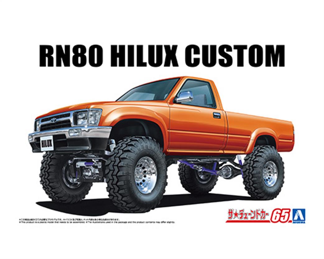 Aoshima 1/24 20229 Toyota Hilux RN80 Longbed Liftup '95 Kit