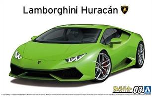 Aoshima 05846 1/24th Lamborghini Huracan Supercar Kit