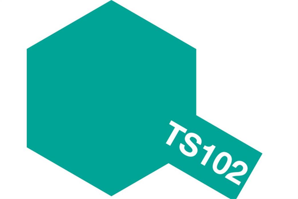 Tamiya  TS-102 TS102 Cobalt Green Synthetic Lacquer Spray Paint 100ml