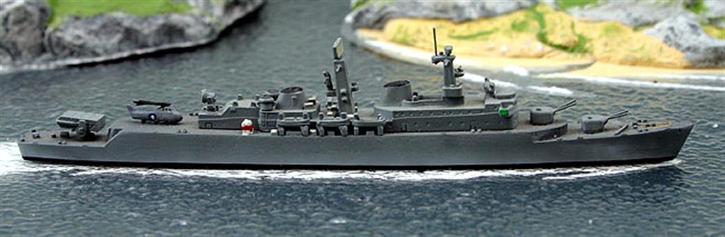 Hansa 1/1250 S102 Royal Navy County class destroyer in the 1960s