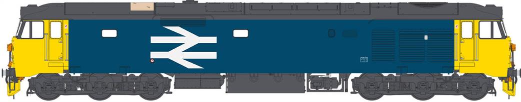 Heljan O Gauge 4029 BR English Electric Class 50 Locomotive BR Blue Large Logo Black Roof