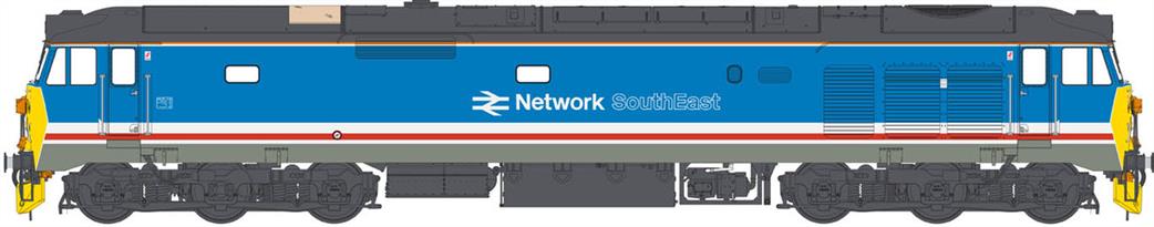 Heljan O Gauge 4032 BR English Electric Class 50 Locomotive Network South East Revised Light Blue
