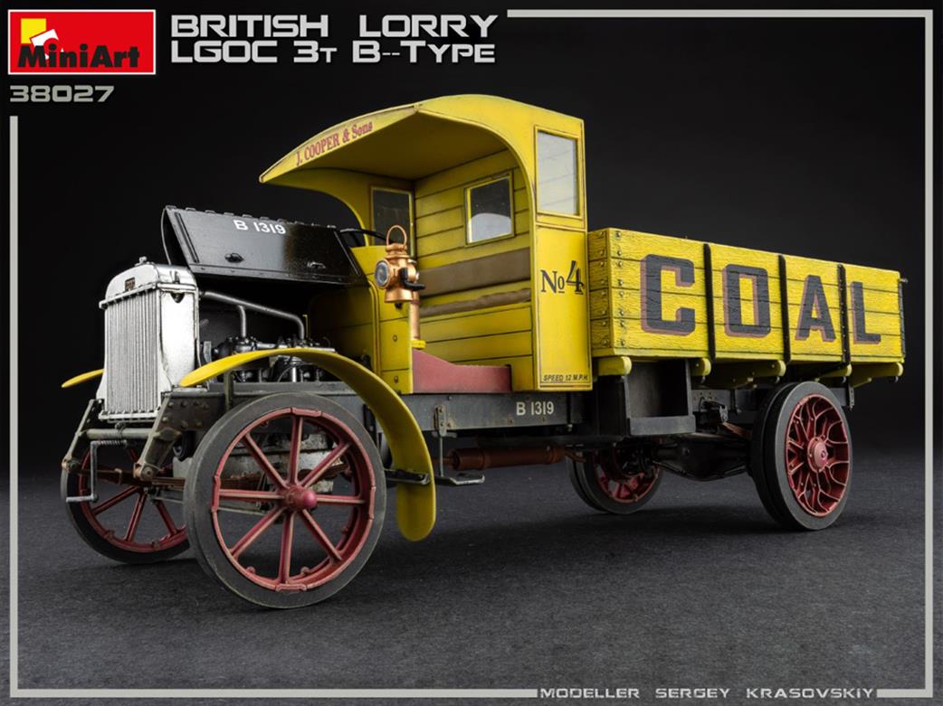 MiniArt 1/35 38027 British Lorry 3T LGOC B-Type  Plastic Kit
