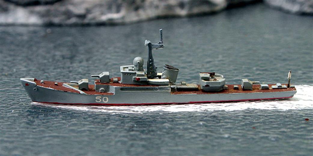 Secondhand Mini-ships Wiking WM497SUsh Riga class frigate 0f the Soviet Union 1956 1/1250