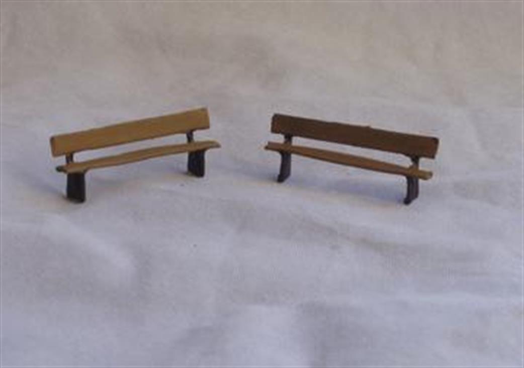 P D Marsh OO PDZ16 Benches Pack of 4 Painted