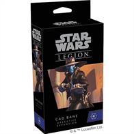 This expansion puts all of Cad Bane's skills at your disposal and gives you plenty of options for assembling the unpainted hard plastic miniature you find in it. In addition to being able to choose whether Cad Bane enters battle with his signature wide-brimmed hat, you can also build the miniature with his dual LL-30 blaster pistols or with a single pistol and one hand activating his electro gauntlets. Rounding out this pack are a unit card, six upgrade cards, and Cad Bane's three signature command cards.