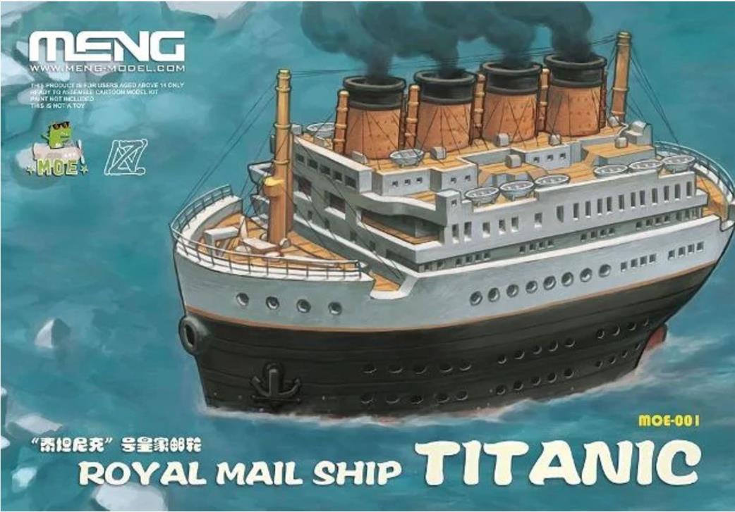 Meng MNGMOE-001 Royal Mail Ship Titanic Cartoon Kit