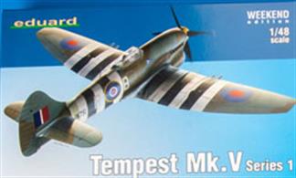 Weekend edition kit of British WWII fighter aircraft Tempest Mk.V Series 1 in 1/48 scale.