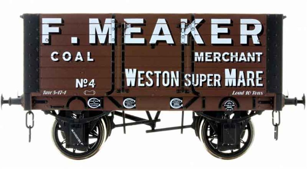 Dapol O Gauge 7F-072-005 F Meaker Weston-Super-Mare RCH 1887 7 Plank Open Wagon No.4 RTR