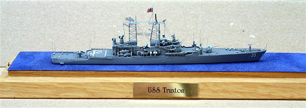 Spidernavy 1/1250 OPT-S13 Spidernavy USS Truxtun CGN 35 in 1995 rigged and mounted by Spidernavy