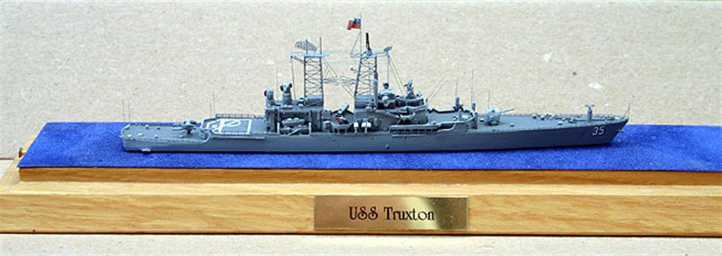 Spidernavy OPT-S13 Spidernavy USS Truxtun CGN 35 in 1995 rigged and mounted by Spidernavy 1/1250